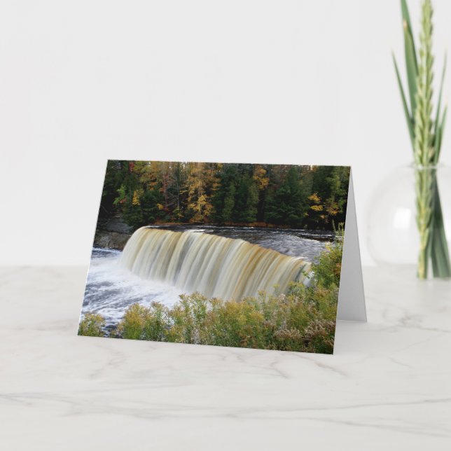 Tahquamenon Falls 2651-hälsningskort Kort (Framsida)