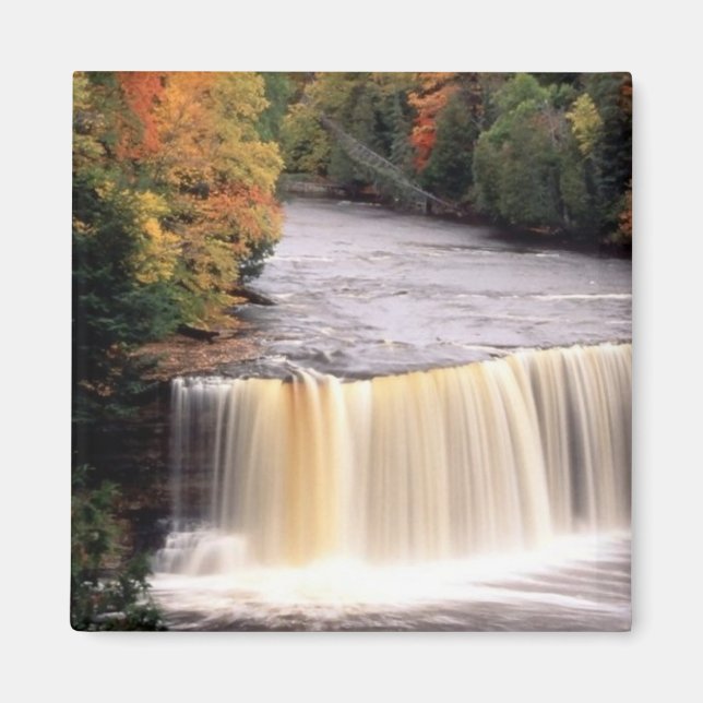 Tahquamenon Falls, Michigan Magnet (Framsidan)