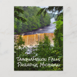 Tahquamenon Falls Michigan Postcard Vykort