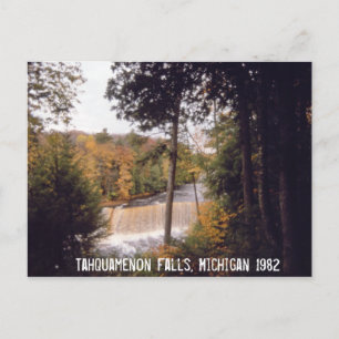 Tahquamenon Falls Michigan Postcard Vykort