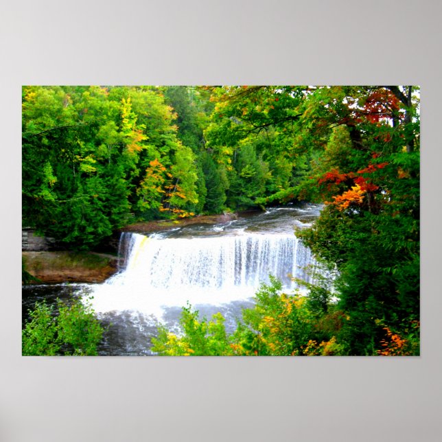 Tahquamenon Falls Michigan Poster (Framsidan)
