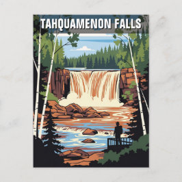 Tahquamenon Falls Michigan Travel Vykort