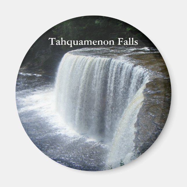 Tahquamenon Falls, Paradise, Michigan Magnet (Framsidan)
