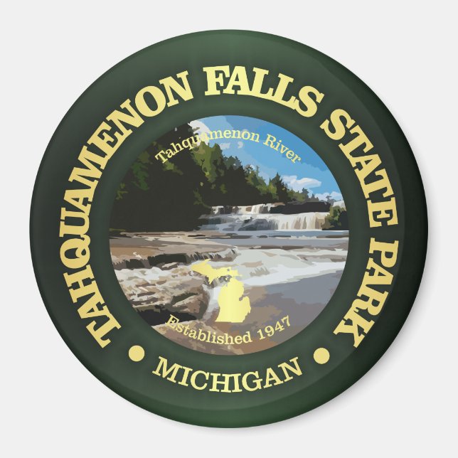 Tahquamenon Falls SP Magnet (Framsidan)