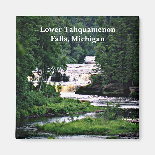 Tahquamenon Falls State Park Lower Falls, Michigan Magnet (Framsidan)