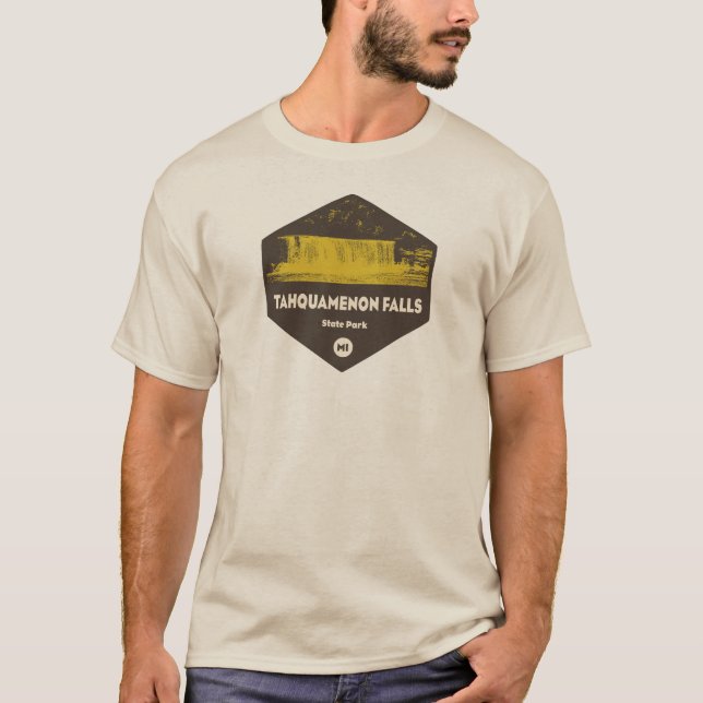 Tahquamenon Falls State Park Michigan T Shirt (Framsida)