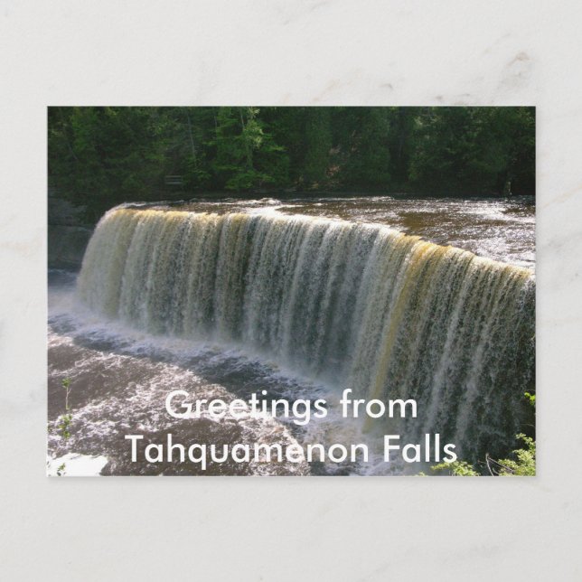 Tahquamenon Falls Vykort (Framsida)