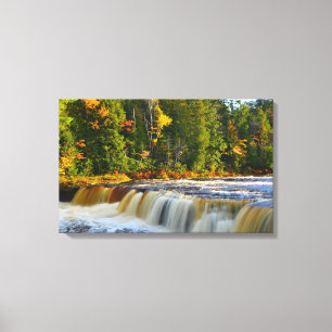 Tahquamenon Falls Wrapped Canvas