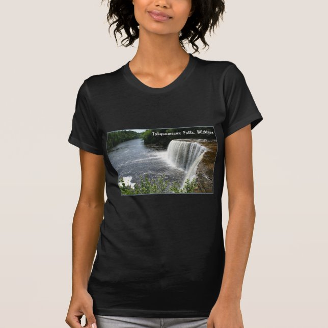 Tahquamenon nedgångar, paradis, Michigan T-shirt (Framsida)