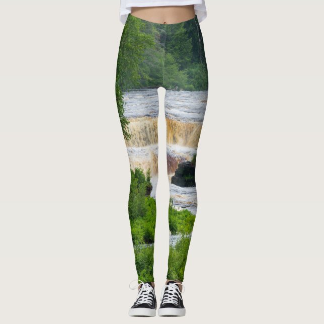 Tahquamenon Nedre Falls Leggings (Framsida)