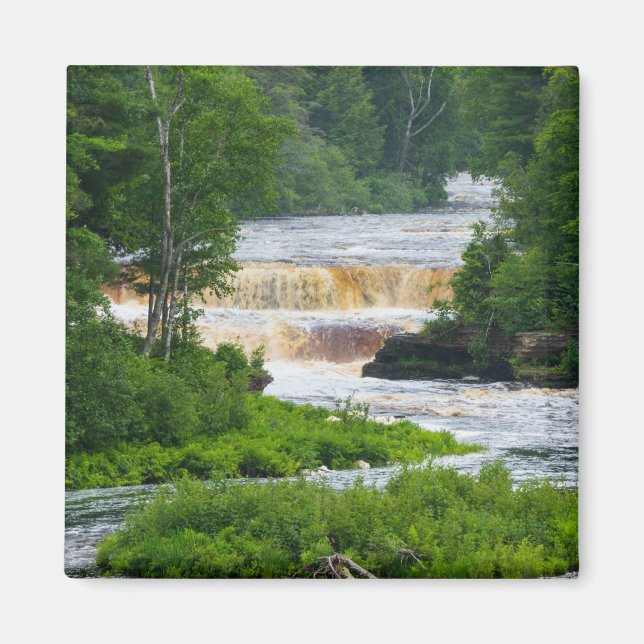 Tahquamenon Nedre Falls Magnet (Framsidan)