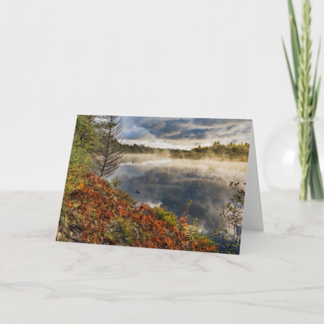 Tahquamenon River Sunrise | Paradise, Michigan Kort (Framsida)