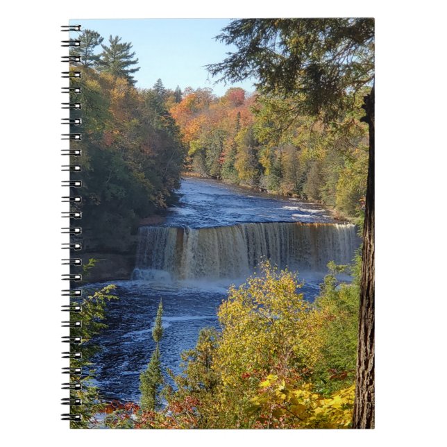 Tahquamenonfallen Spiral Foto Anteckningsbok (Framsidan)