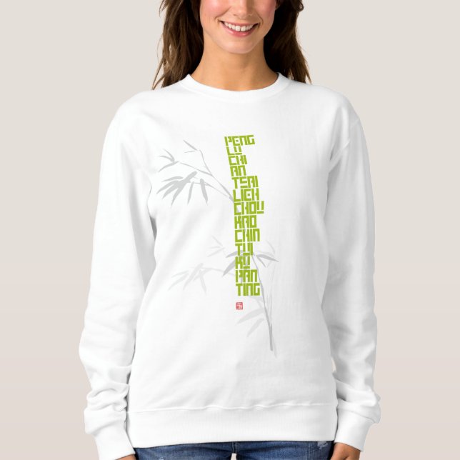 Tai Chi 13 Postures T Shirt (Framsida)