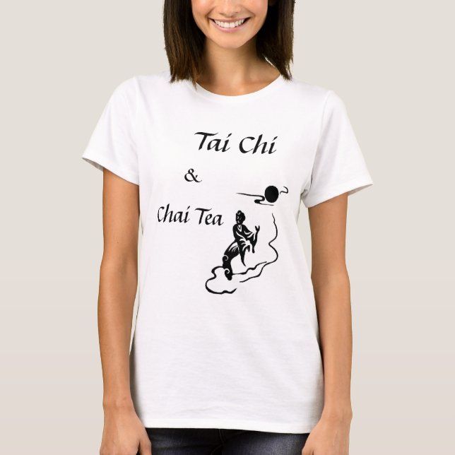 tai-chi 5, Chai Tea, &, Tai-Chi T-shirt (Framsida)