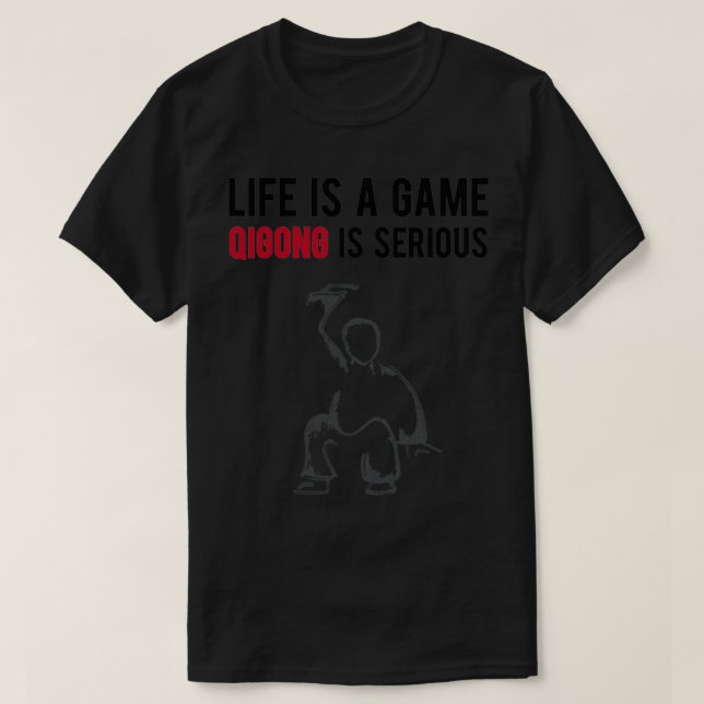 Tai Chi Älskare 1: Lustigt Qigong-gåva T Shirt (Design framsida)
