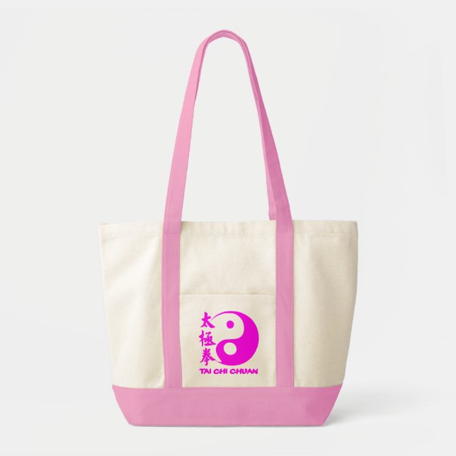 Tai Chi Bag Pink Tygkasse (Framsidan)