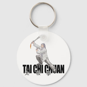 Tai Chi Broad Sword Nyckelring