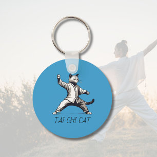 Tai chi cat Qigong marshal Arts ger självförsvar Nyckelring