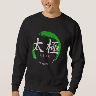 Tai Chi Chinese Martial Arts Shaolin Munk Martial Lång Ärmad Tröja