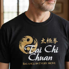 Tai Chi Chuan – Balance in Every Move T Shirt
