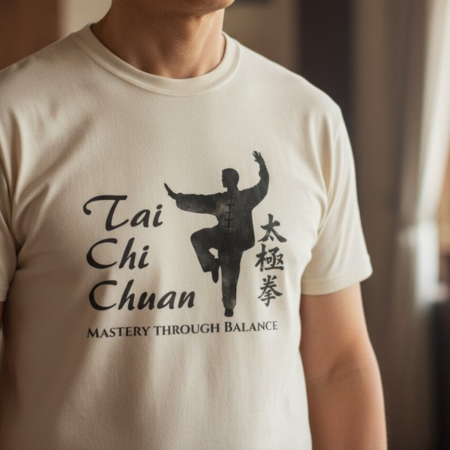 Tai Chi Chuan – Mastery Through Balance T Shirt (Skapare uppladdad)