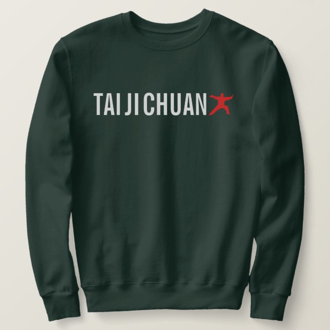 Tai Chi Chuan Tröja Lång Ärmad Tröja (Design framsida)