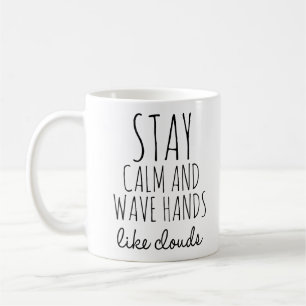 Tai Chi Coffee Mugg, Wave Händer like Clouds Kaffemugg