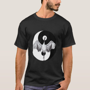 Tai Chi Crane Pose Sketch T Shirt