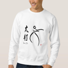 Tai Chi Flow med Kanji Lång Ärmad Tröja