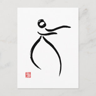 Tai Chi Flow Vykort