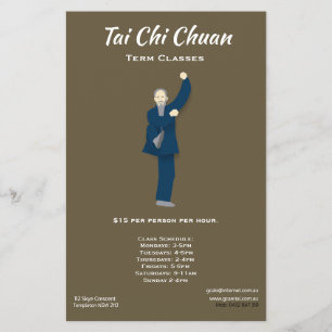 Tai Chi Flygblad