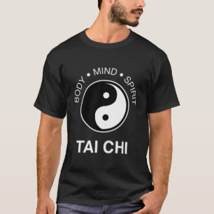 Tai Chi for Mind Body Hälsa Yin Yang T Shirt