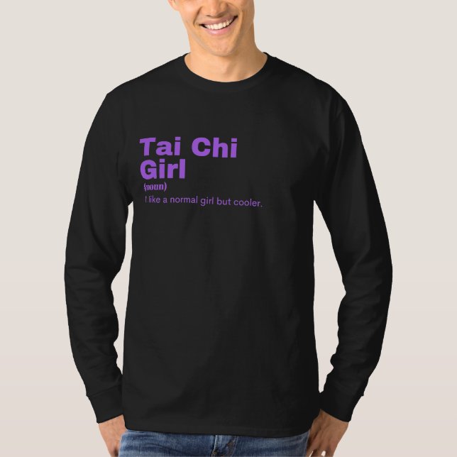 Tai Chi Girl - Tai Chi T Shirt (Framsida)