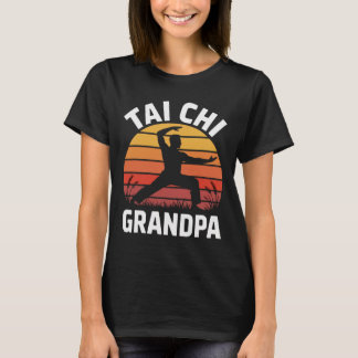 Tai Chi Grandpa Senior Fitness Yoga Lance Health T Shirt