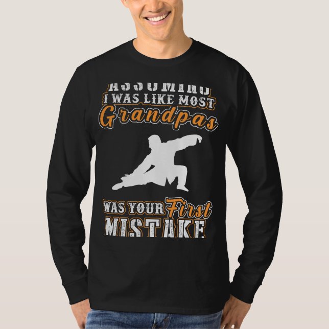 Tai Chi: Grandpas Zen Giggle - Funny Tee for Marti (Framsida)