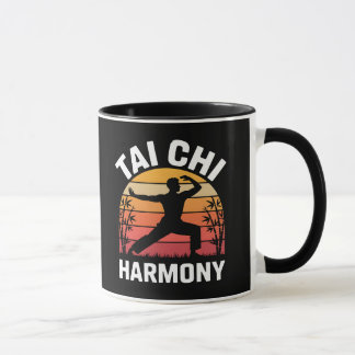Tai Chi Harmony – Sunset Silhouette Mugg