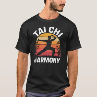 Tai Chi Harmony – Sunset Silhouette T Shirt