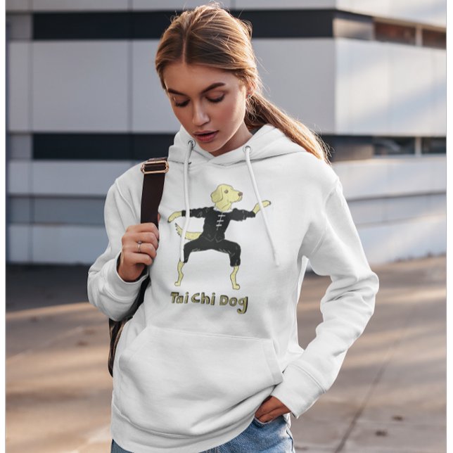 Tai Chi Hund Golden Labrador gul lab T Shirt (Skapare uppladdad)