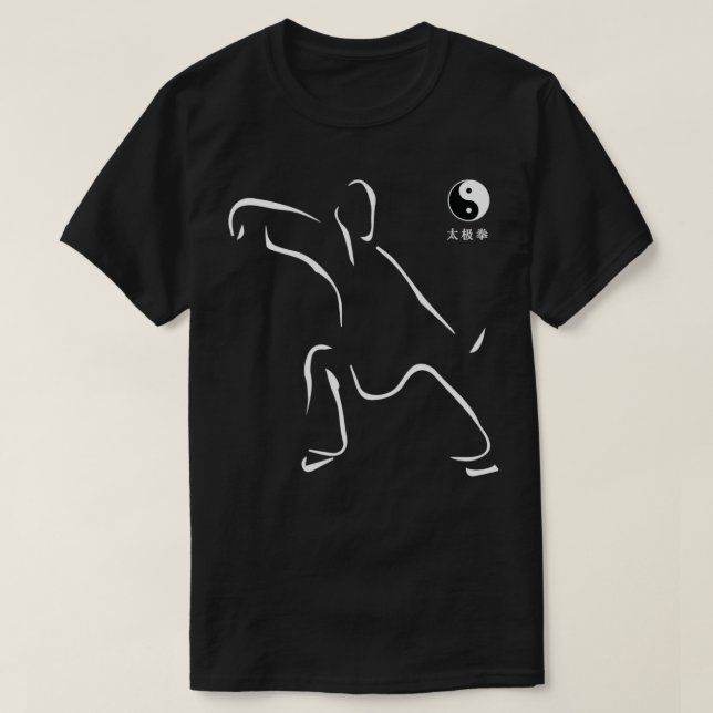 Tai Chi inspirerad till en Tai Chi Master 1 T Shirt (Design framsida)