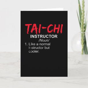 Tai Chi Instructor Kort