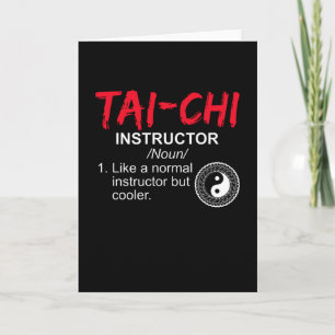 Tai Chi Instruktor Tai Chi Fighter Kort