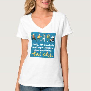 Tai Chi, inte kung fu-kamp. T Shirt