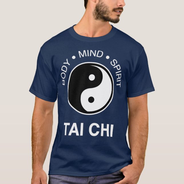Tai Chi Kropps Sinnesanda 4 T Shirt (Framsida)