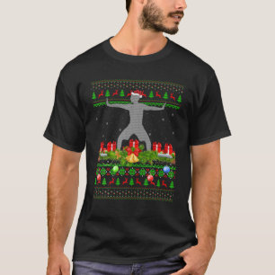 Tai Chi Martial Arts Älskare Julafton Santa Ugly T T Shirt
