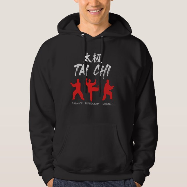 Tai Chi Martial Arts Chinese Shaolin Master Shaoli Hoodie (Framsida)