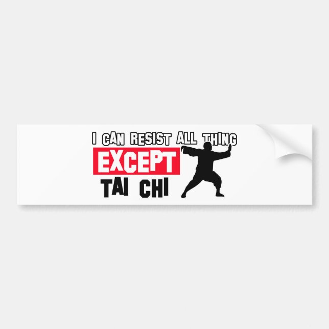Tai chi martial design bildekal (Framsidan)