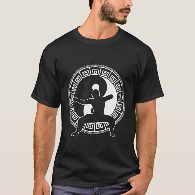 Tai Chi Mial Tai Chi Practitioner T Shirt (Framsida)