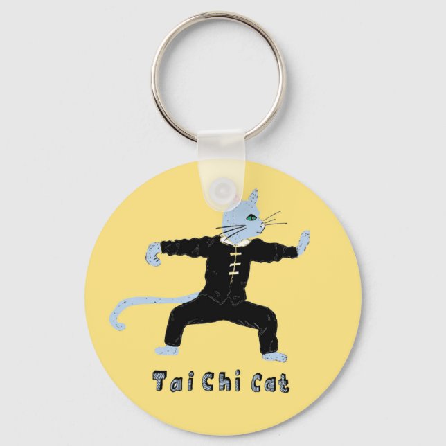 Tai chi nyckelring marshal artits gift (Framsida)