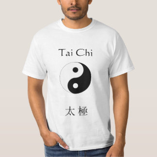 Tai-Chi och Yin Yang T-tröja Tee Shirt
